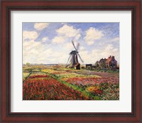 Framed Tulip Fields with the Rijnsburg Windmill, 1886