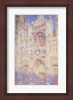 Framed Rouen Cathedral at Sunset, 1894