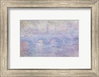 Framed Waterloo Bridge: Effect of the Mist, 1903