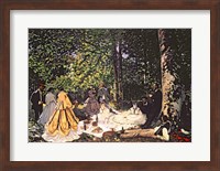 Framed Le Dejeuner sur l'Herbe, 1866