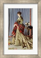Framed Portrait of Madame Louis Joachim Gaudibert, 1868