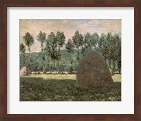 Framed Haystacks near Giverny, c.1884-89