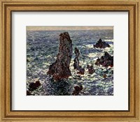 Framed Rocks at Belle Ile, 1886
