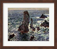 Framed Rocks at Belle Ile, 1886