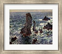 Framed Rocks at Belle Ile, 1886