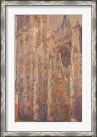 Framed Rouen Cathedral, Midday, 1894