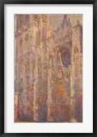 Framed Rouen Cathedral, Midday, 1894