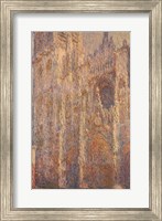 Framed Rouen Cathedral, Midday, 1894