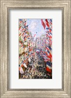 Framed Rue Montorgueil, Paris, Celebration of June 30, 1878
