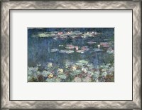 Framed Waterlilies: Green Reflections, 1914-18 (detail)