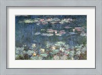 Framed Waterlilies: Green Reflections, 1914-18 (detail)