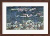 Framed Waterlilies: Green Reflections, 1914-18 (detail)