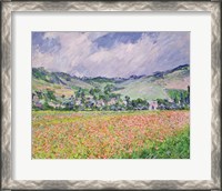 Framed Poppy Field near Giverny, 1885