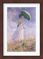 Framed Woman with a Parasol turned to the Right, 1886