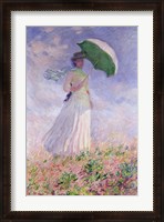 Framed Woman with a Parasol turned to the Right, 1886