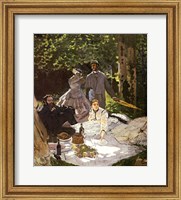 Framed Dejeuner sur l'Herbe, Chailly, 1865