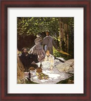 Framed Dejeuner sur l'Herbe, Chailly, 1865