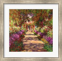 Framed Pathway in Monet's Garden, Giverny, 1902