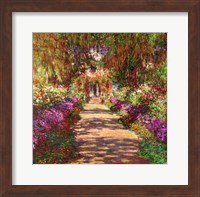 Framed Pathway in Monet's Garden, Giverny, 1902