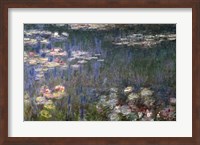 Framed Waterlilies: Green Reflections, 1914-18 (left section)