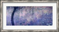 Framed Waterlilies: Two Weeping Willows, left section, 1914-18