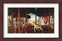 Framed Story of Nastagio degli Onesti: Nastagio's Vision of the Ghostly Pursuit in the Forest, 1483 or 1487
