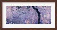 Framed Waterlilies: Two Weeping Willows, right section, 1914-18