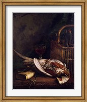 Framed Still Life with a Pheasant, c.1861