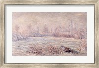 Framed Frost near Vetheuil, 1880