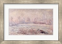 Framed Frost near Vetheuil, 1880