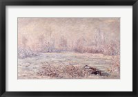 Framed Frost near Vetheuil, 1880