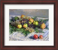 Framed Still Life with Pears and Grapes, 1880