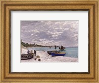 Framed Beach at Sainte-Adresse, 1867