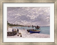 Framed Beach at Sainte-Adresse, 1867