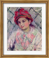 Framed Portrait of Blanche Hoschede (1864-1947) as a Young Girl, c.1880