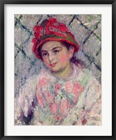 Framed Portrait of Blanche Hoschede (1864-1947) as a Young Girl, c.1880