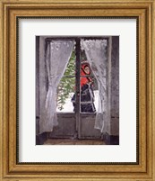 Framed Red Cape (Madame Monet) c.1870