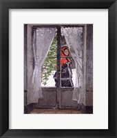 Framed Red Cape (Madame Monet) c.1870