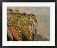 Framed Cliff at Dieppe, 1882