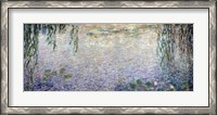 Framed Waterlilies: Morning with Weeping Willows, detail of the central section, 1915-26