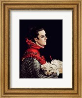 Framed Camille Monet (1847-79) in a Red Cape, 1866