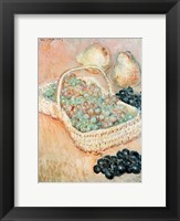 Framed Basket of Grapes, 1884