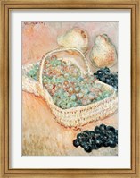Framed Basket of Grapes, 1884