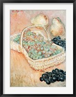 Framed Basket of Grapes, 1884