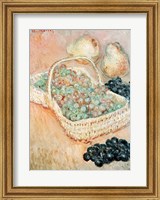 Framed Basket of Grapes, 1884