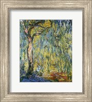 Framed Large Willow at Giverny, 1918