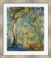 Framed Large Willow at Giverny, 1918