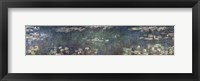 Framed Waterlilies: Green Reflections, 1914-18 (Pano)