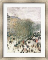 Framed Boulevard des Capucines, 1873-4