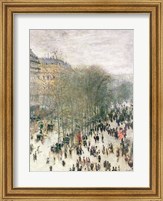 Framed Boulevard des Capucines, 1873-4